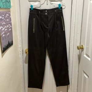 Michael Kors 100% leather pants